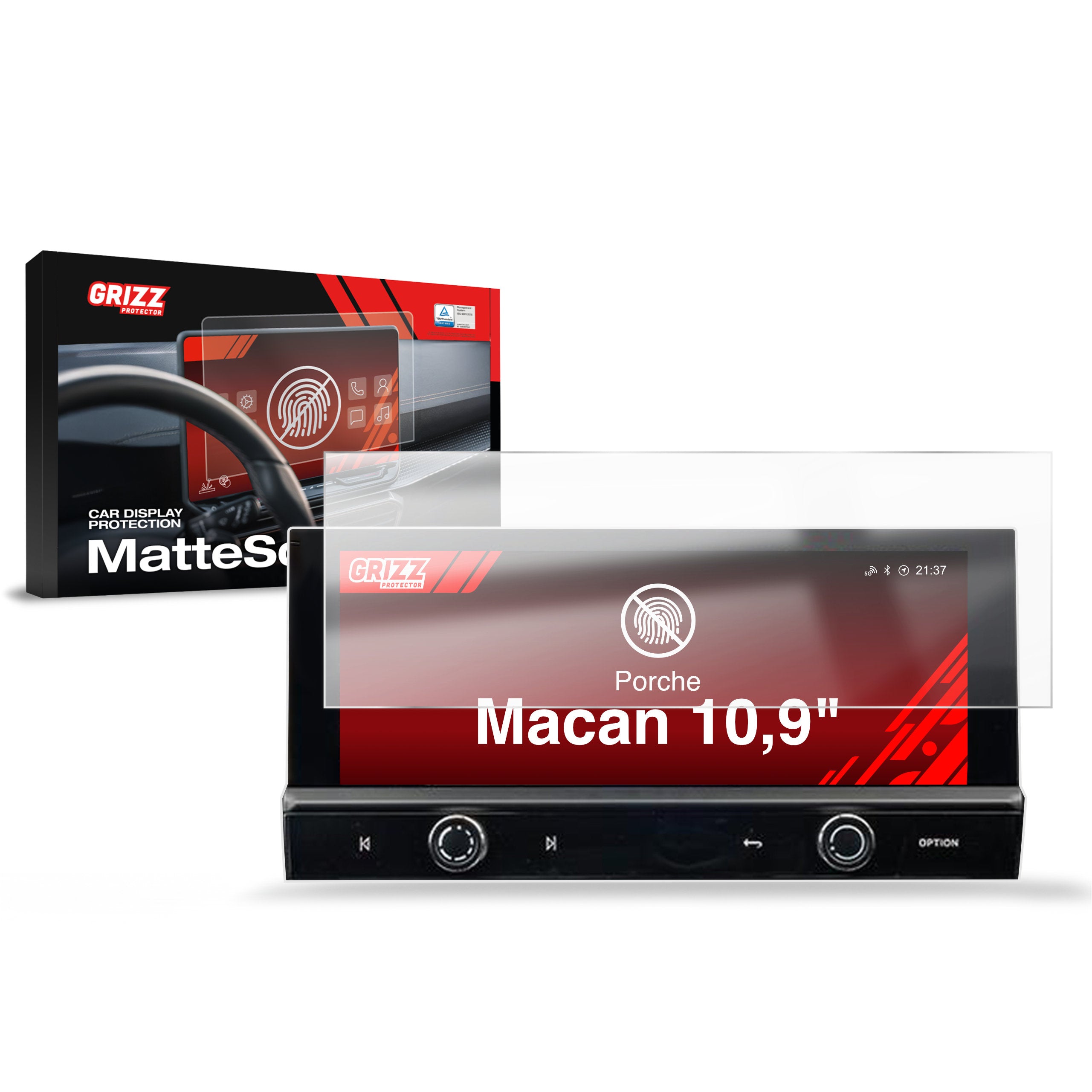Displayschutzfolies voor Porsche - Mat & Helder