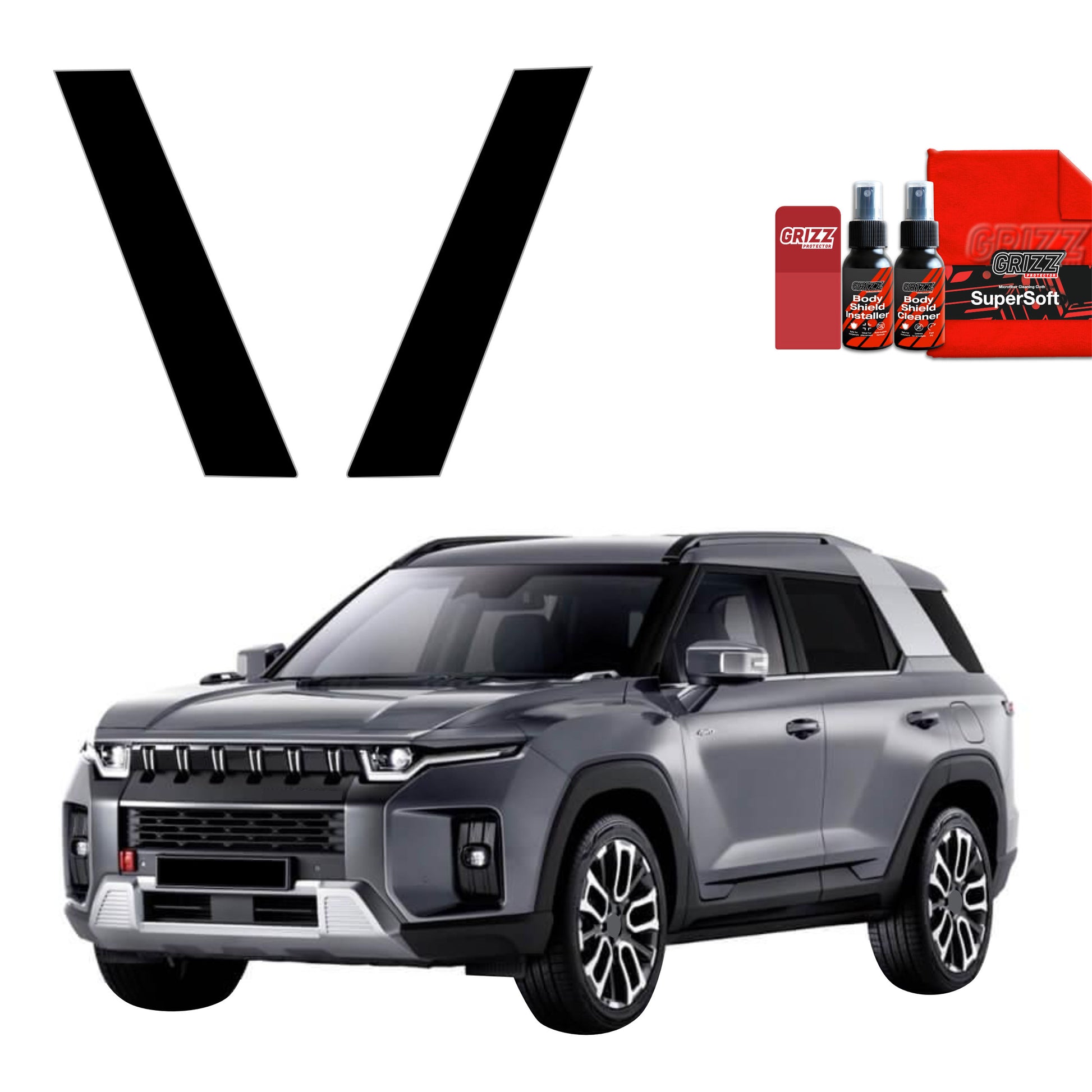 Protective film for exterior car parts – shields against scratches, chips, and scuffs