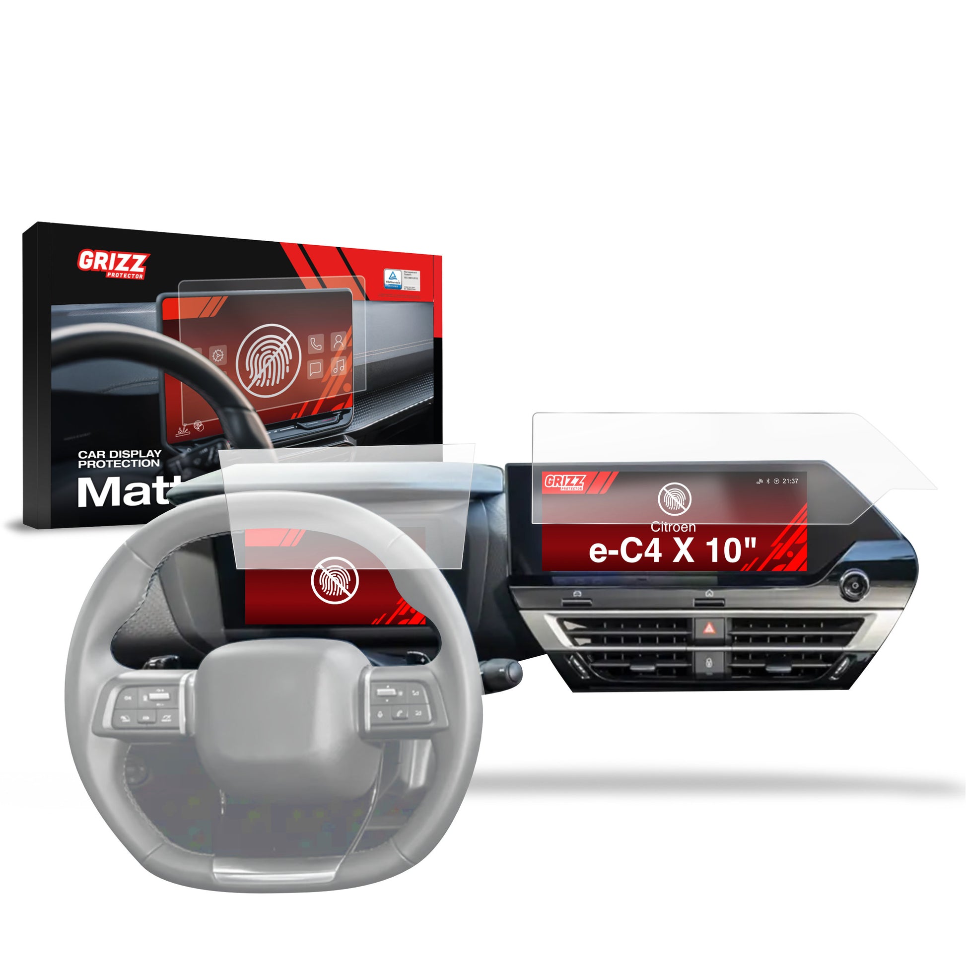 Scratch-resistant film for automotive interior elements