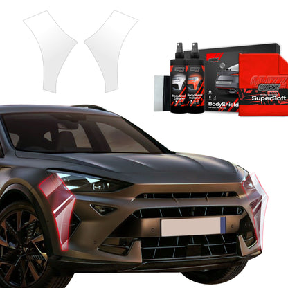 Protective film for exterior car parts – shields against scratches, chips, and scuffs