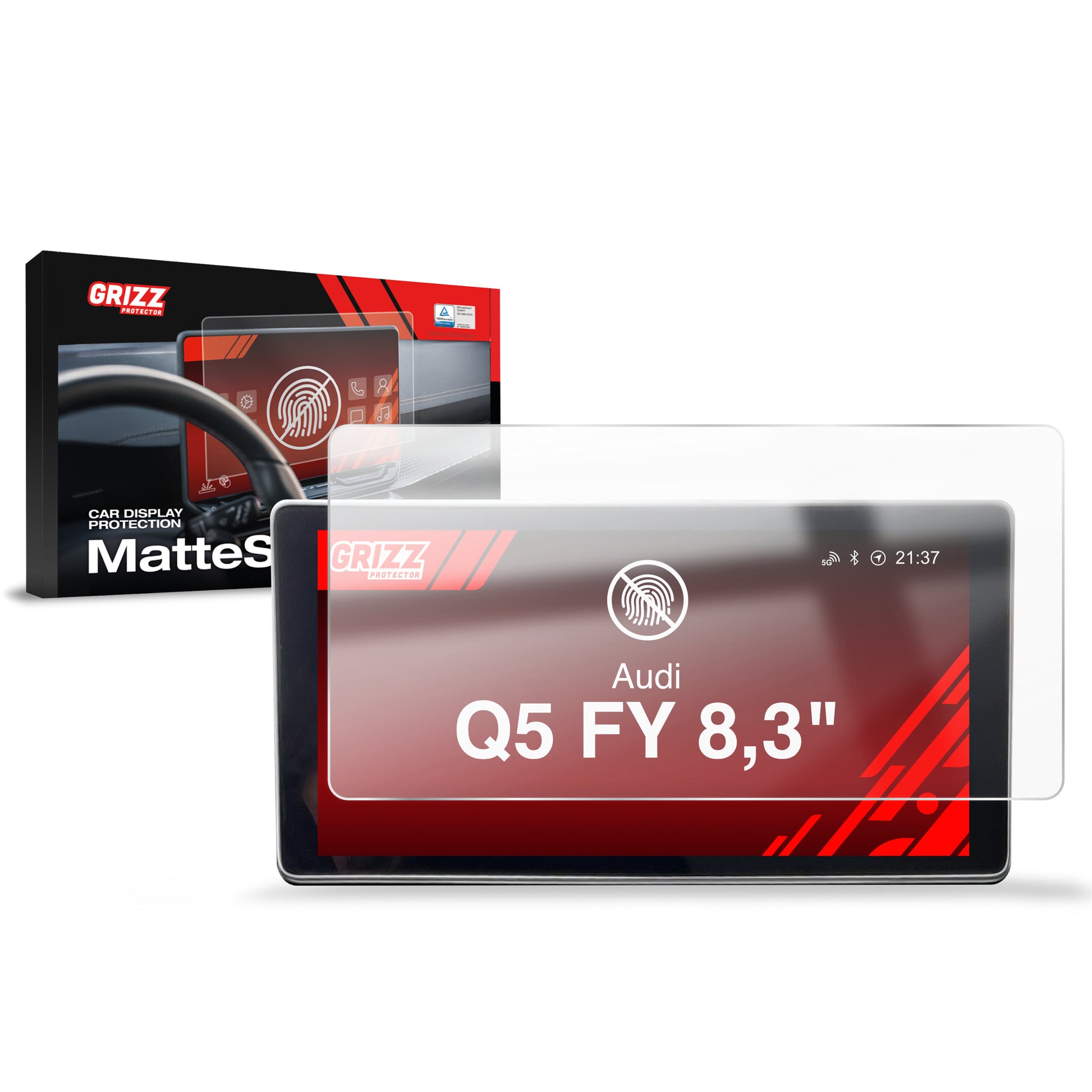 Anti-fingerprint screen protector for car touchscreen