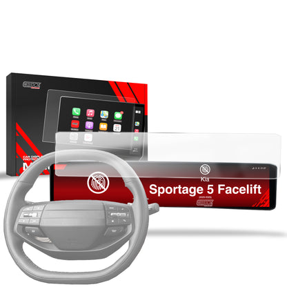 GrizzProtector Displayschutzfolie für Kia Sportage 5 Business Line Facelift 24" (2025), Matt, Anti-Fingerprint shown.