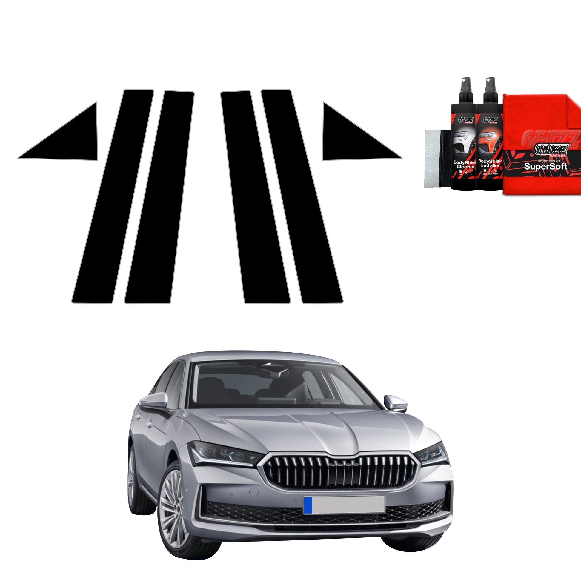 Protective film for exterior car parts – shields against scratches, chips, and scuffs