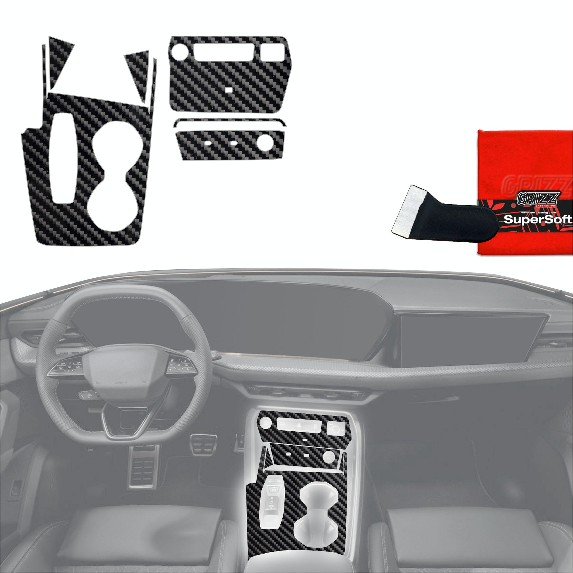 Scratch-resistant film for automotive interior elements