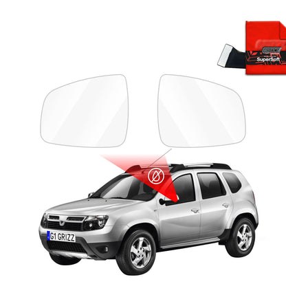 Rain protection film for exterior mirrors