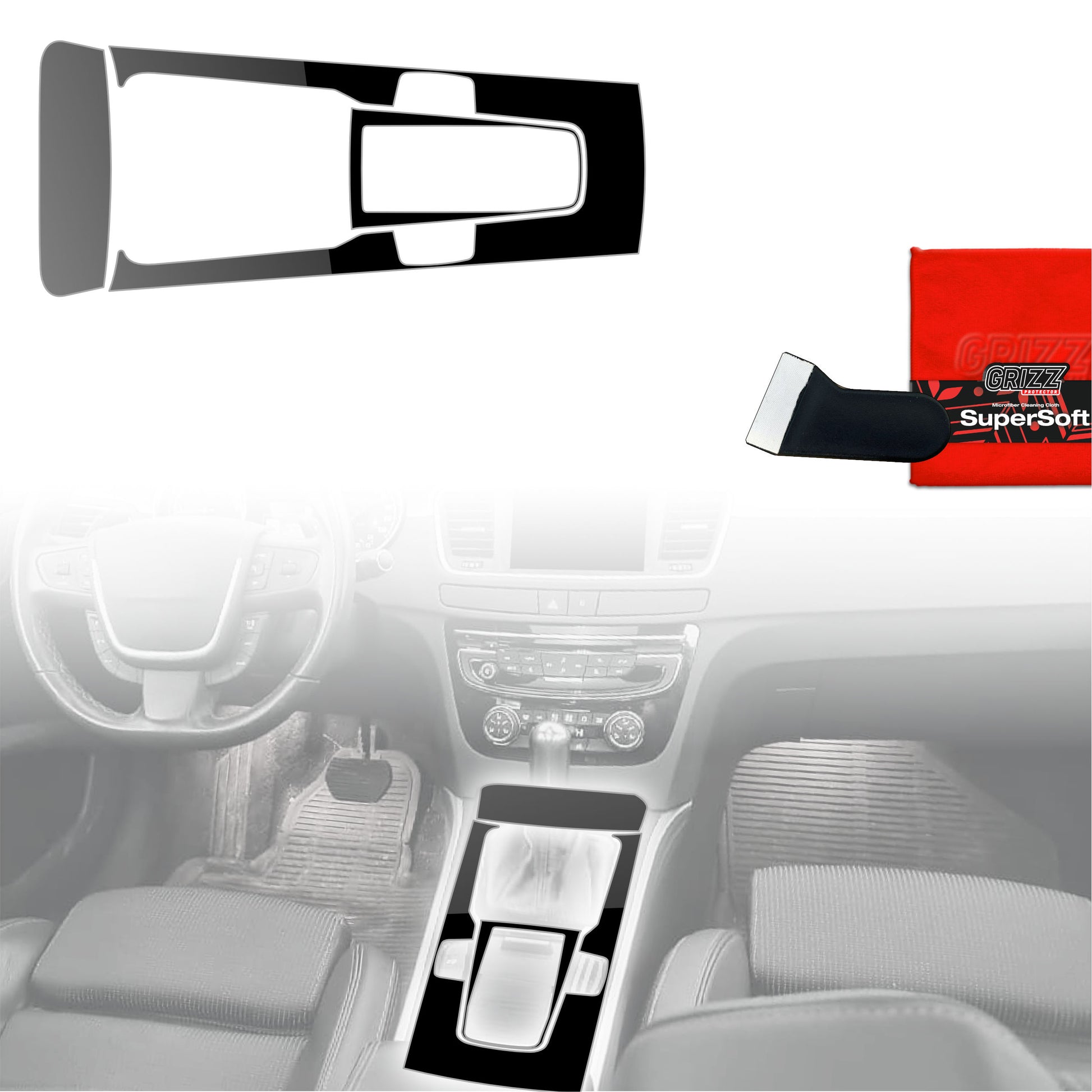 Scratch-resistant film for automotive interior elements