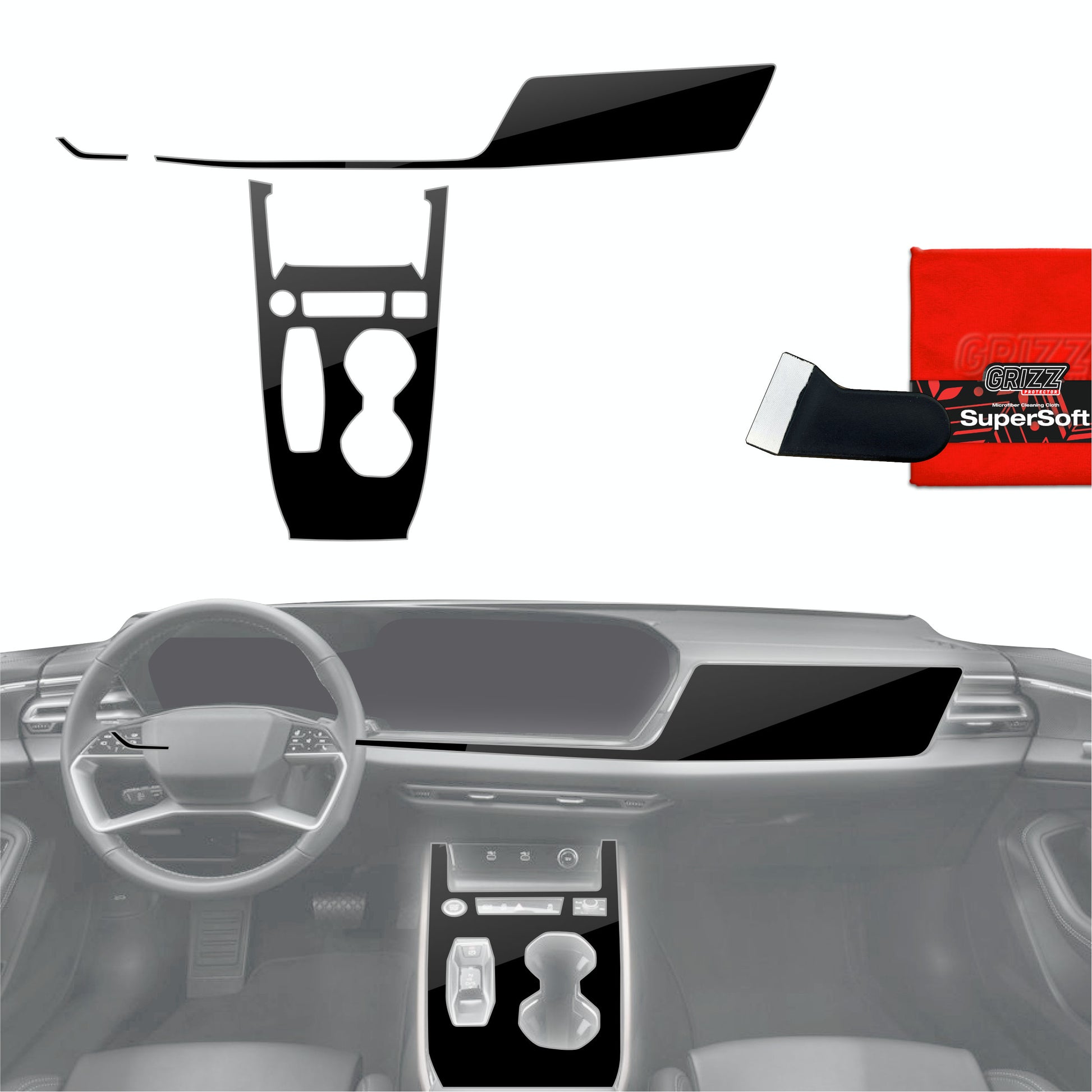 Scratch-resistant film for automotive interior elements