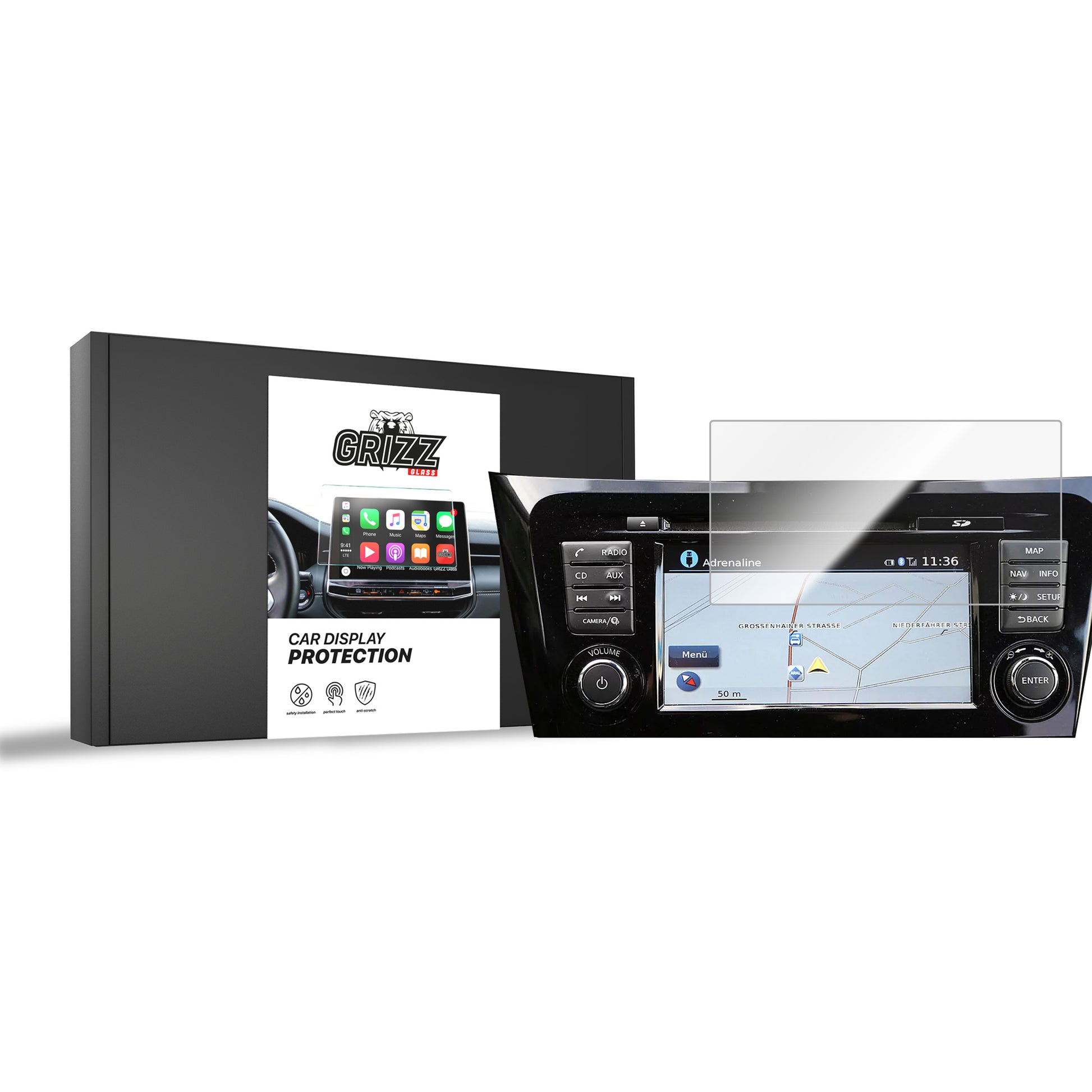 Anti-fingerprint screen protector for car touchscreen – scratch-resistant and easy to apply