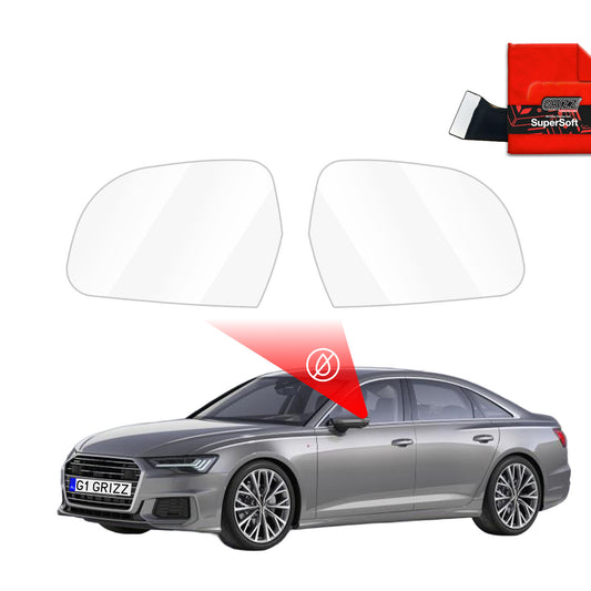 Rain protection film for exterior mirrors
