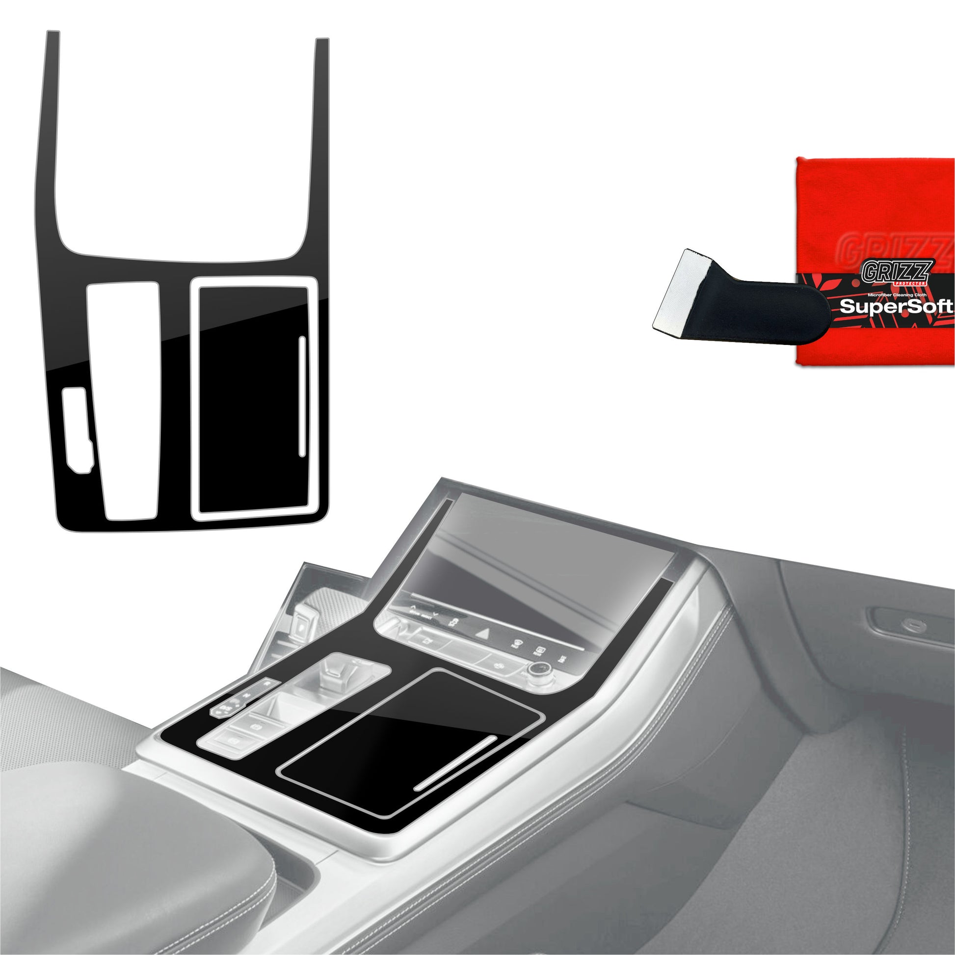 Scratch-resistant film for automotive interior elements