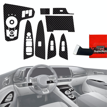 Scratch-resistant film for automotive interior elements