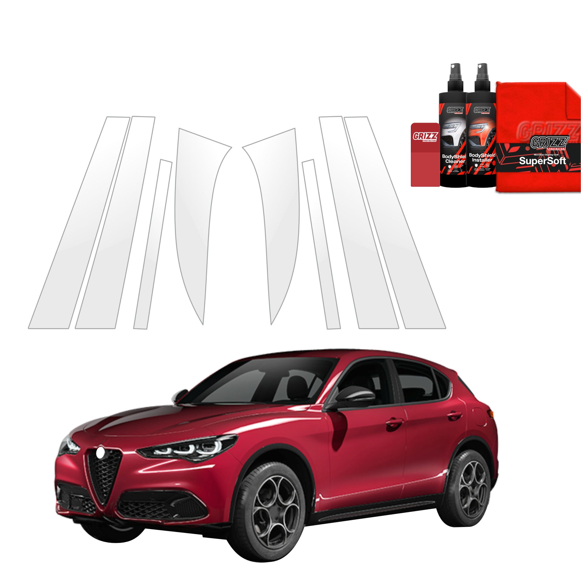 Protective film for exterior car parts – shields against scratches, chips, and scuffs