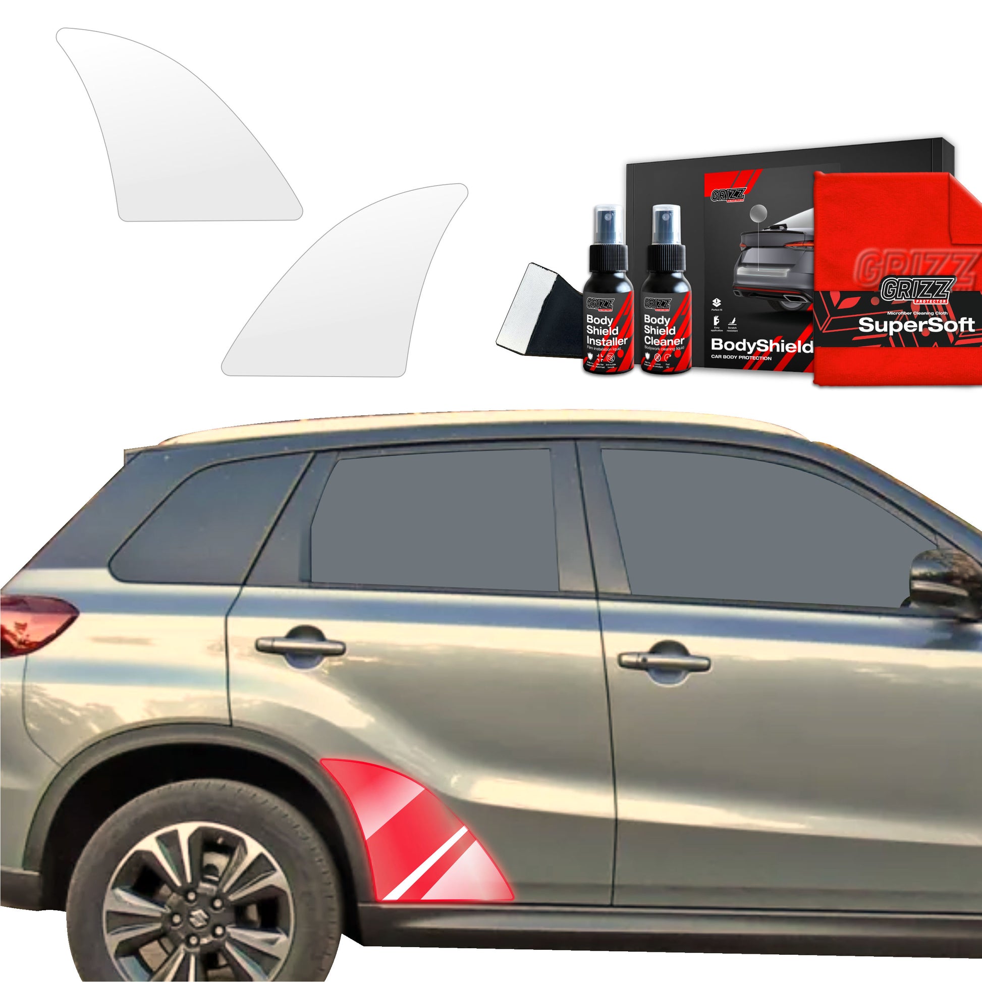 Protective film for exterior car parts – shields against scratches, chips, and scuffs