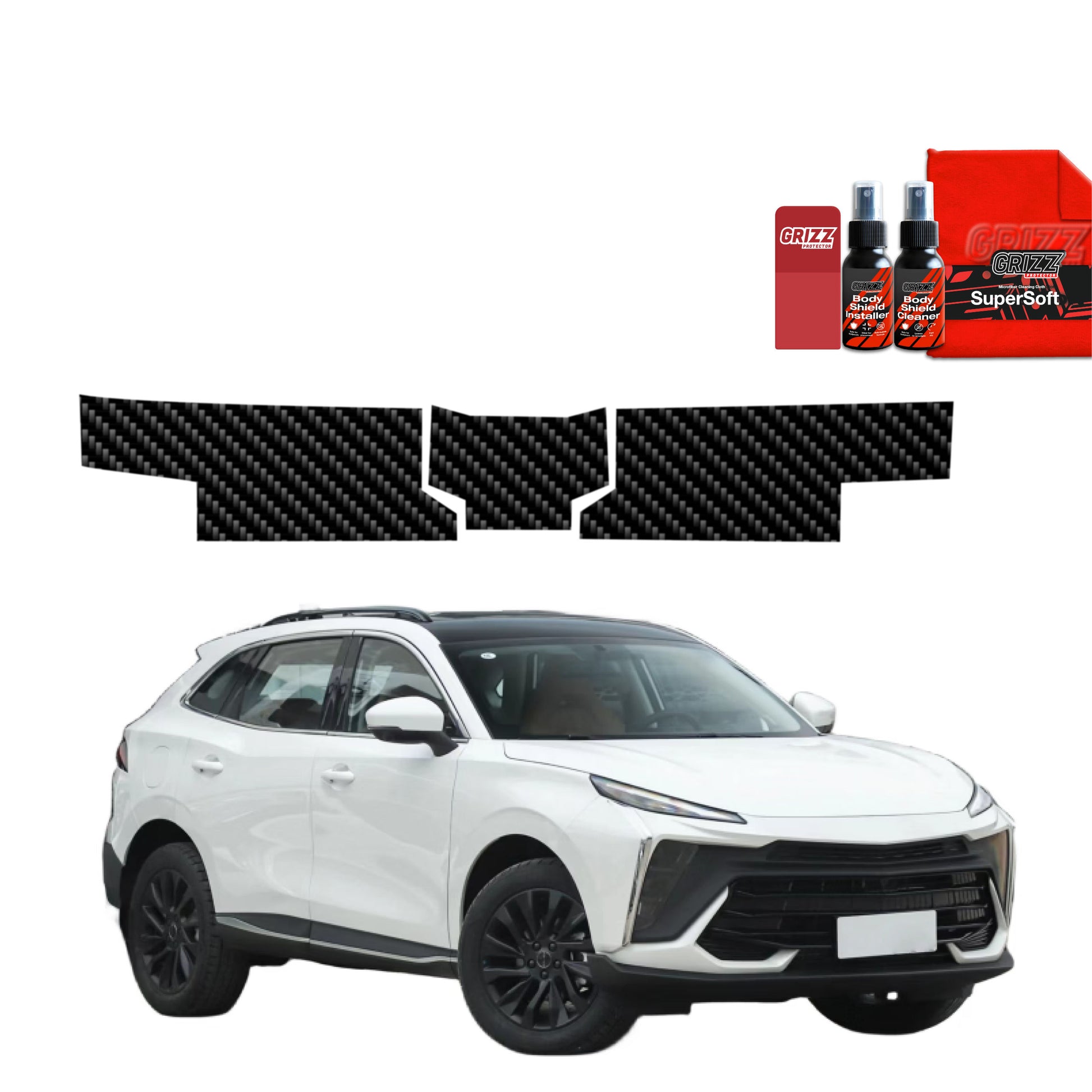 Protective film for exterior car parts – shields against scratches, chips, and scuffs