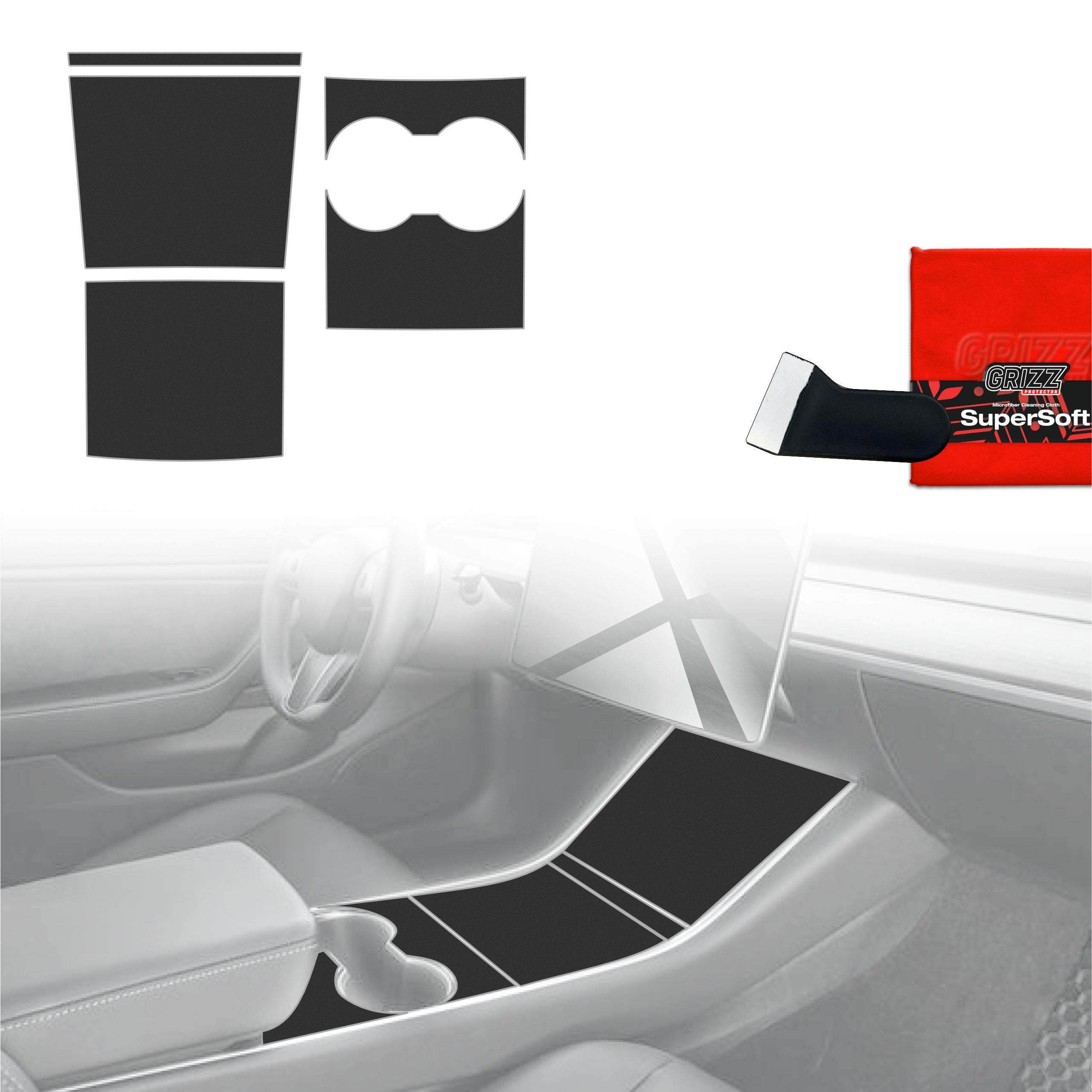 PianoSkin Films for Tesla - Matte & Clear