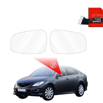 Rain protection film for exterior mirrors