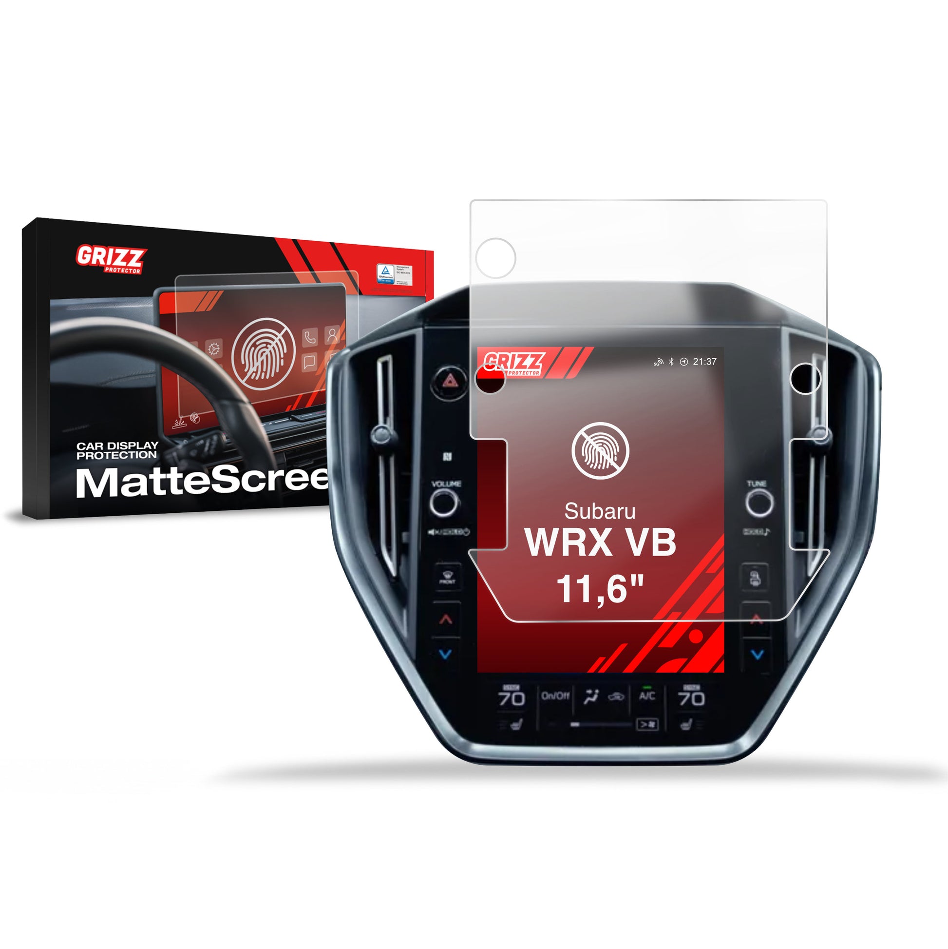 Anti-fingerprint screen protector for car touchscreen
