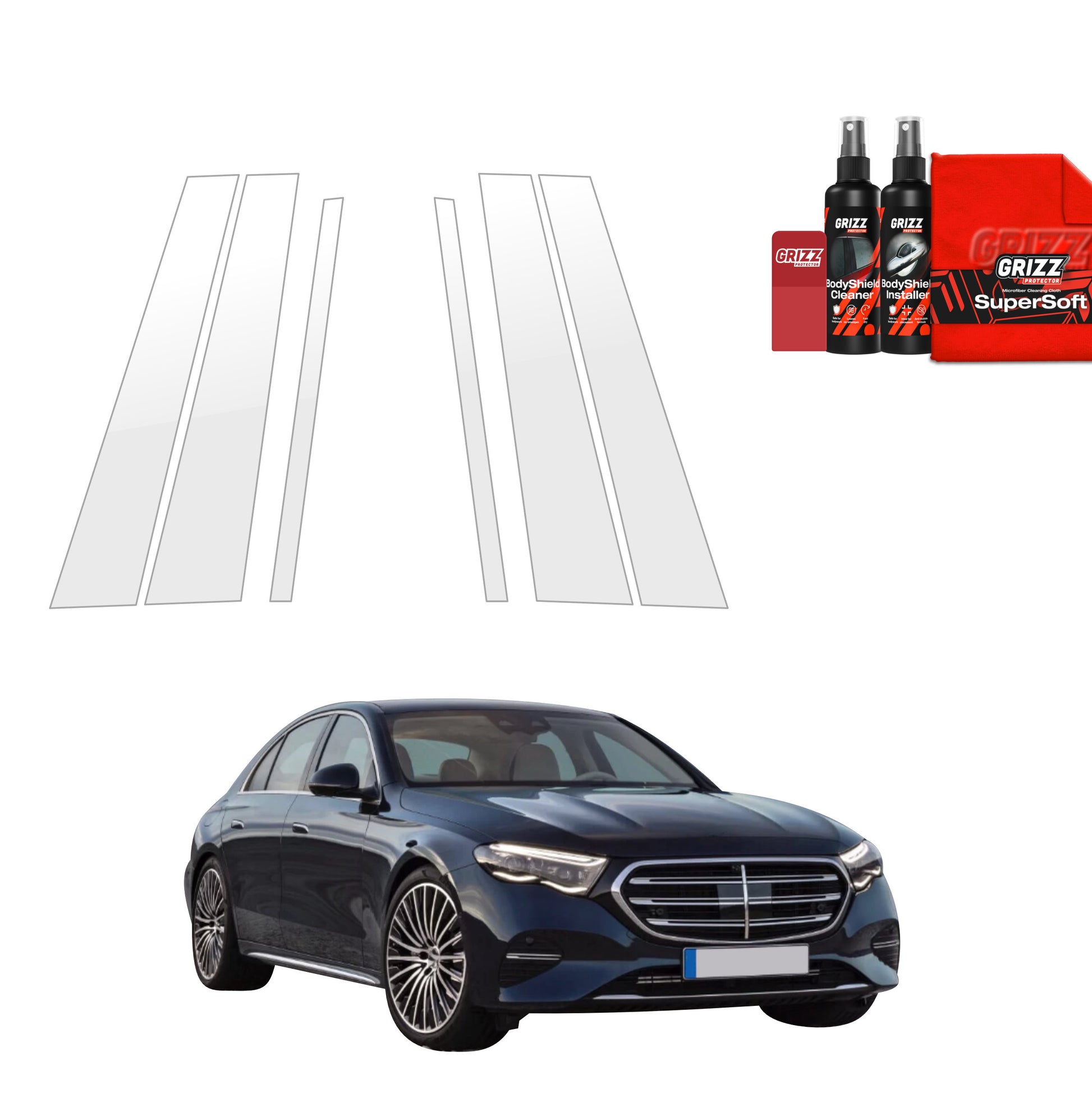 Protective film for exterior car parts – shields against scratches, chips, and scuffs