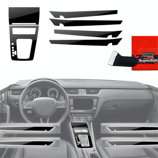 Scratch-resistant film for automotive interior elements