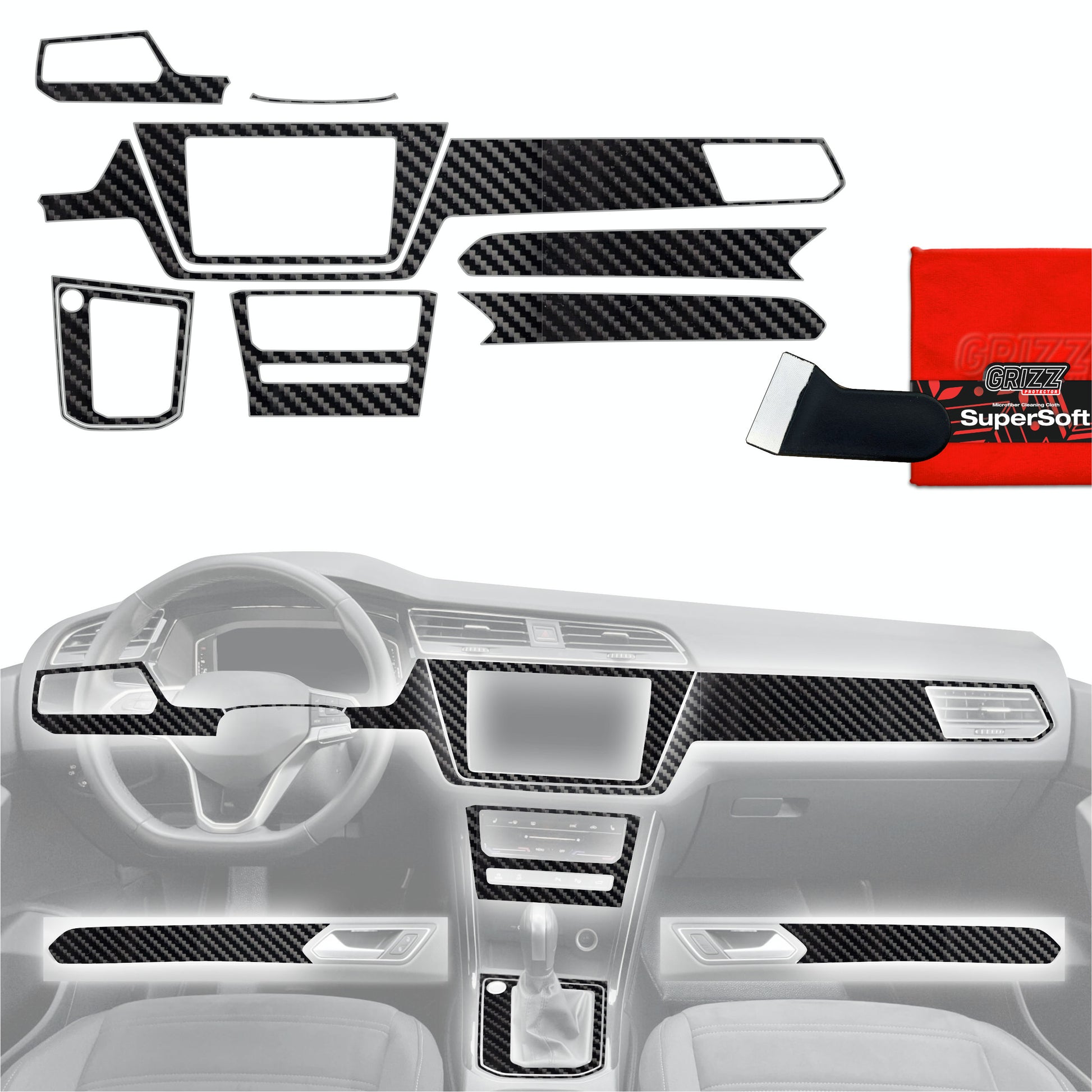 Scratch-resistant film for automotive interior elements