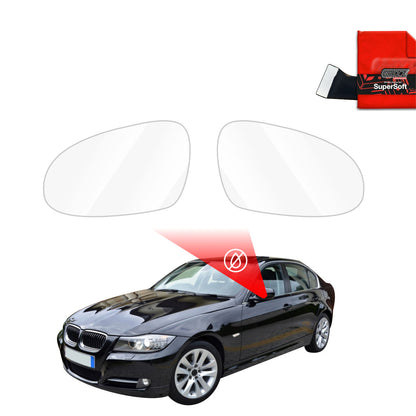 Rain protection film for exterior mirrors