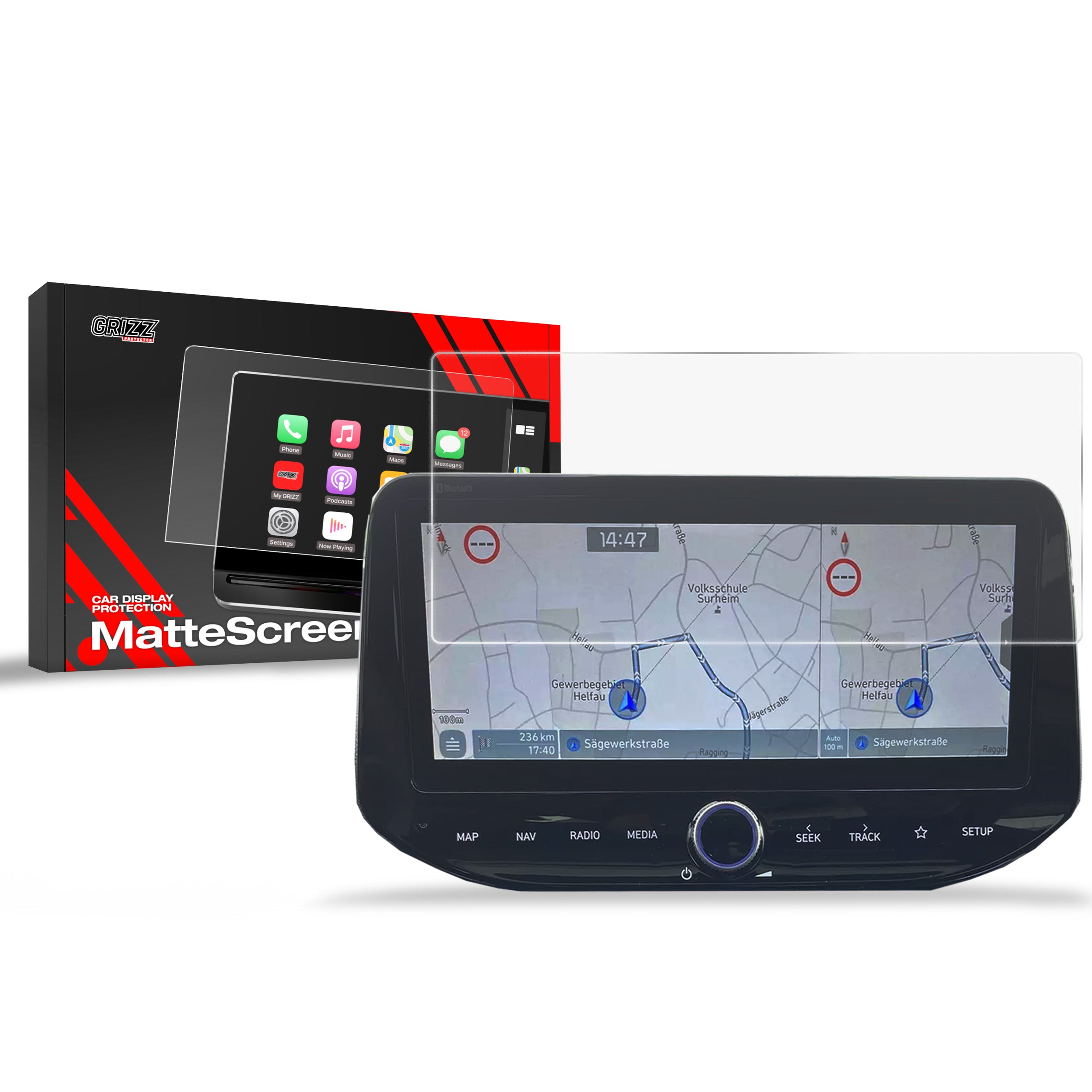 Displayschutzfolien für Hyundai - Matt & Klar