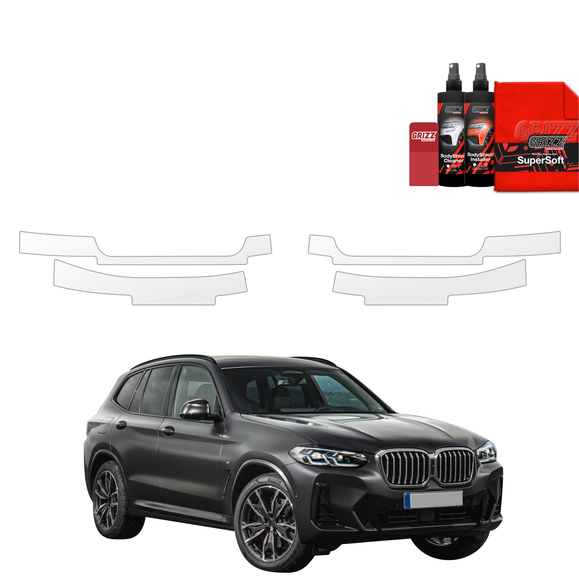 Protective film for exterior car parts – shields against scratches, chips, and scuffs