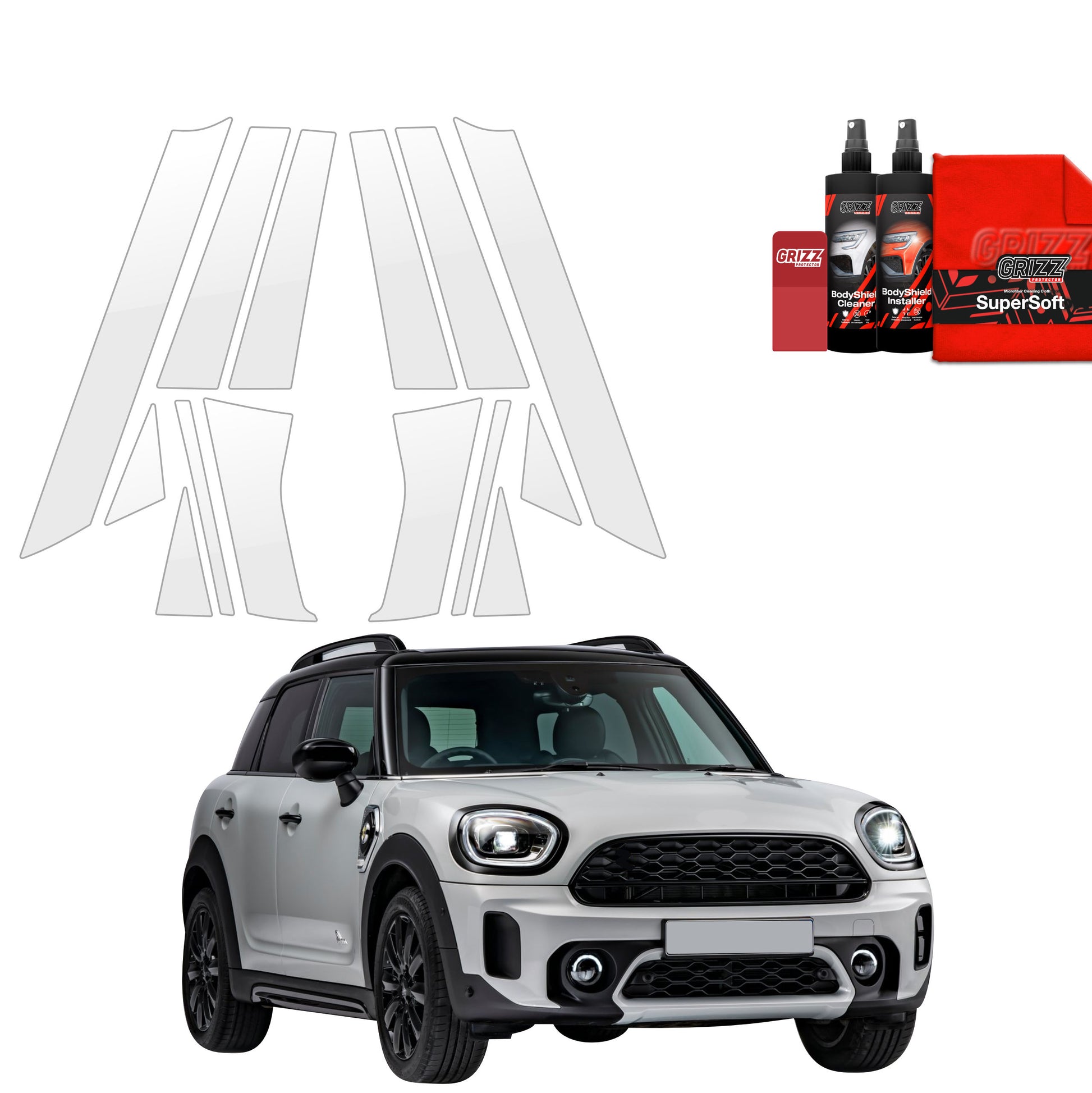 Protective film for exterior car parts – shields against scratches, chips, and scuffs