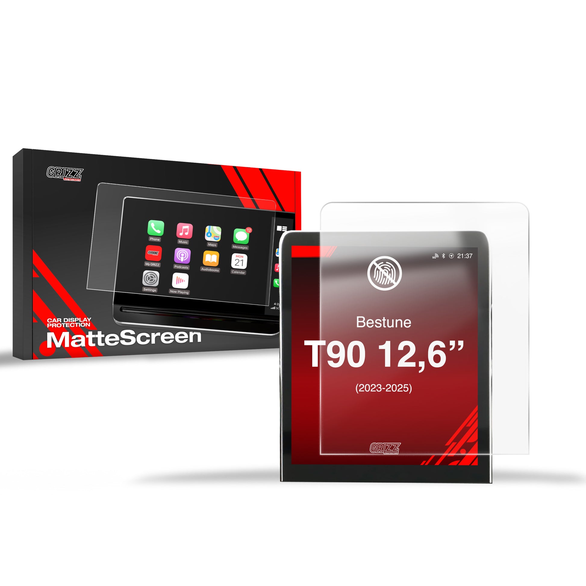 Anti-fingerprint screen protector for car touchscreen