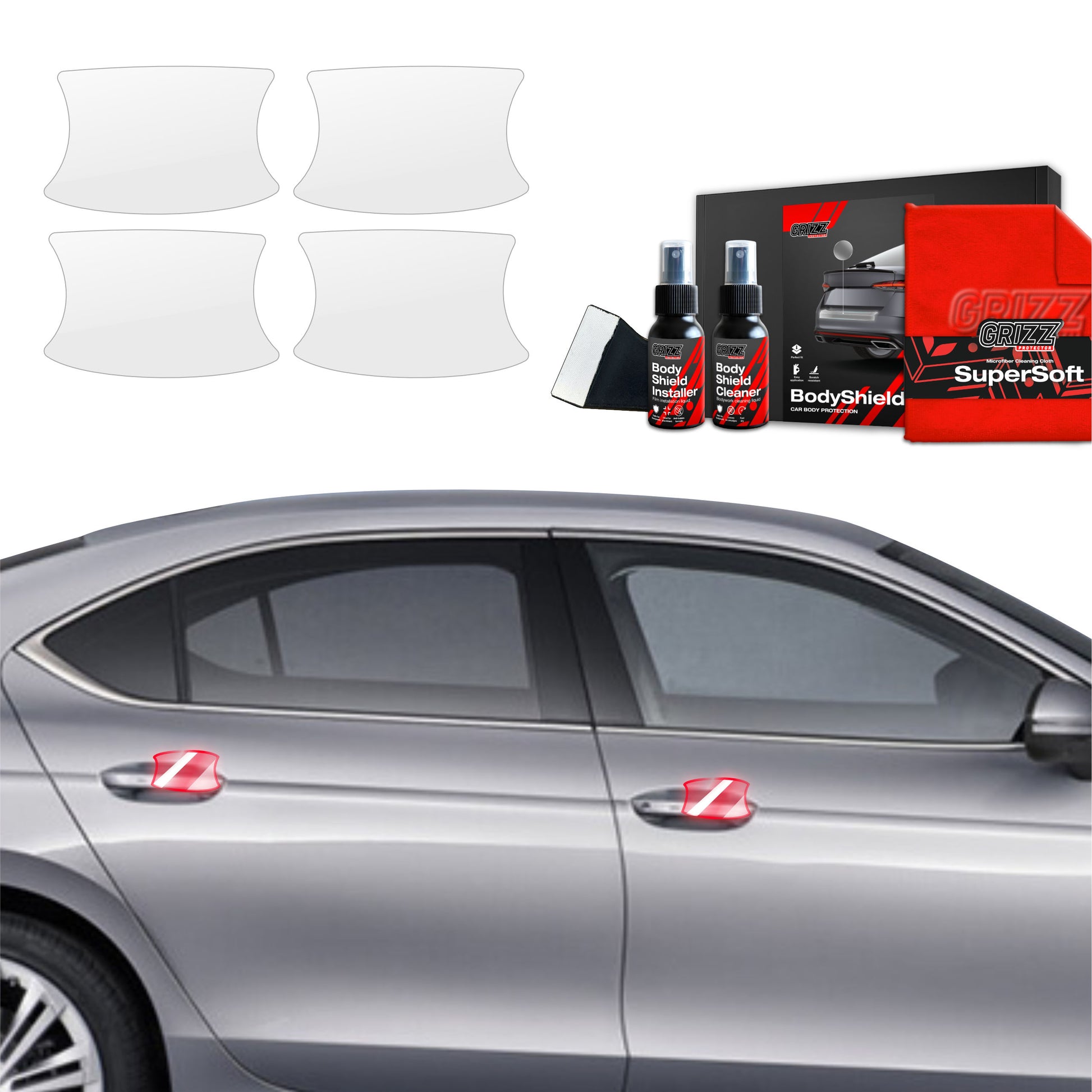 Protective film for exterior car parts – shields against scratches, chips, and scuffs