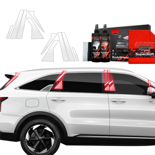 Protective film for exterior car parts – shields against scratches, chips, and scuffs