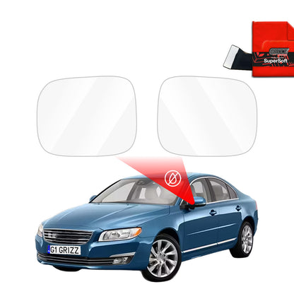 Rain protection film for exterior mirrors
