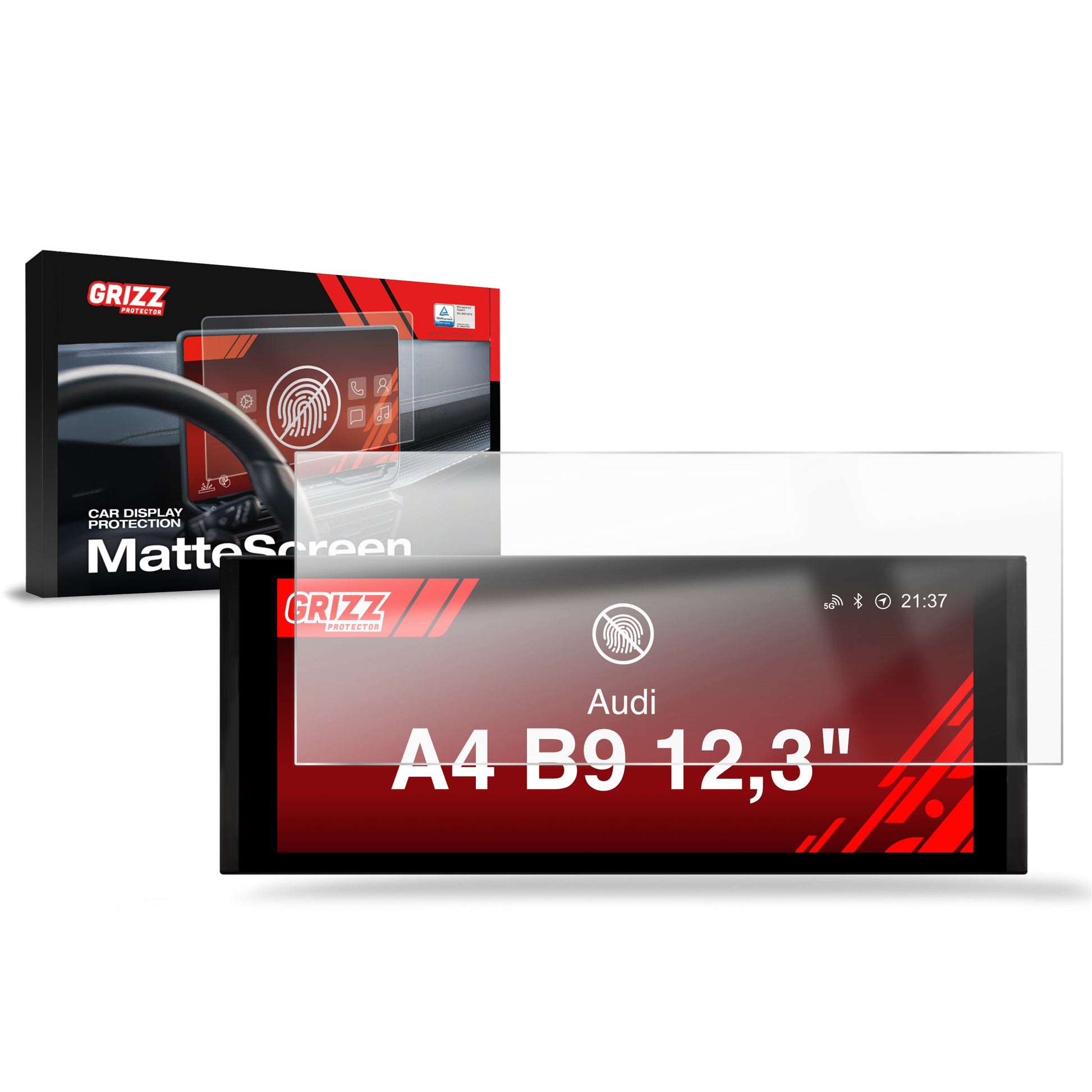 Scratch-resistant film for automotive interior elements