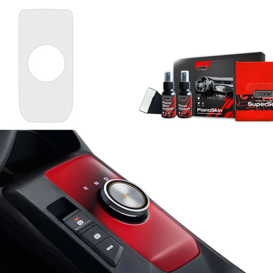 Scratch-resistant film for automotive interior elements
