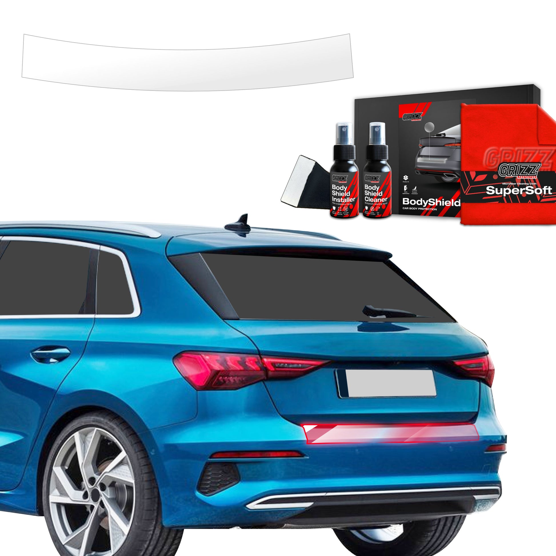 Protective film for exterior car parts – shields against scratches, chips, and scuffs