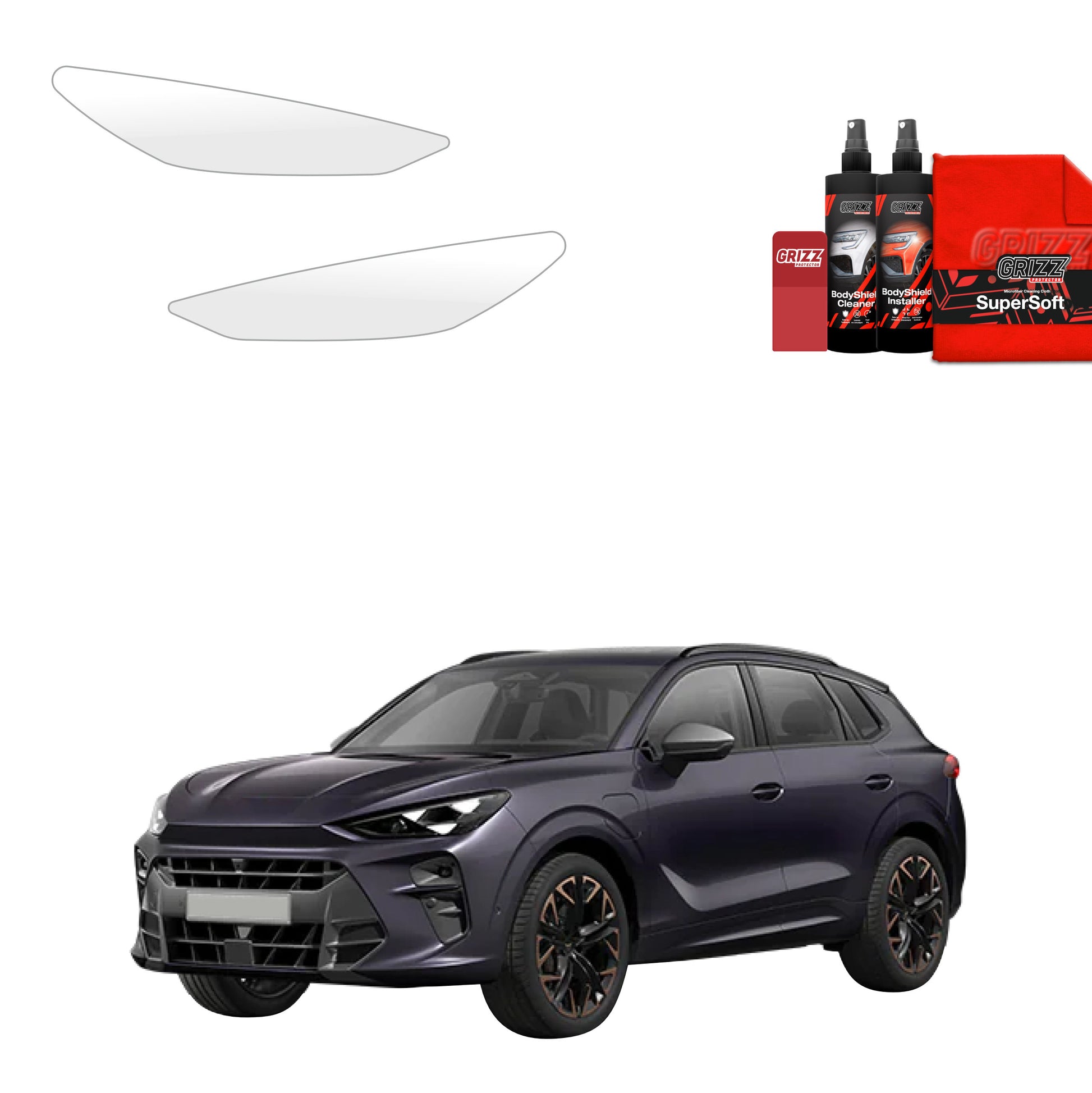 Protective film for exterior car parts – shields against scratches, chips, and scuffs