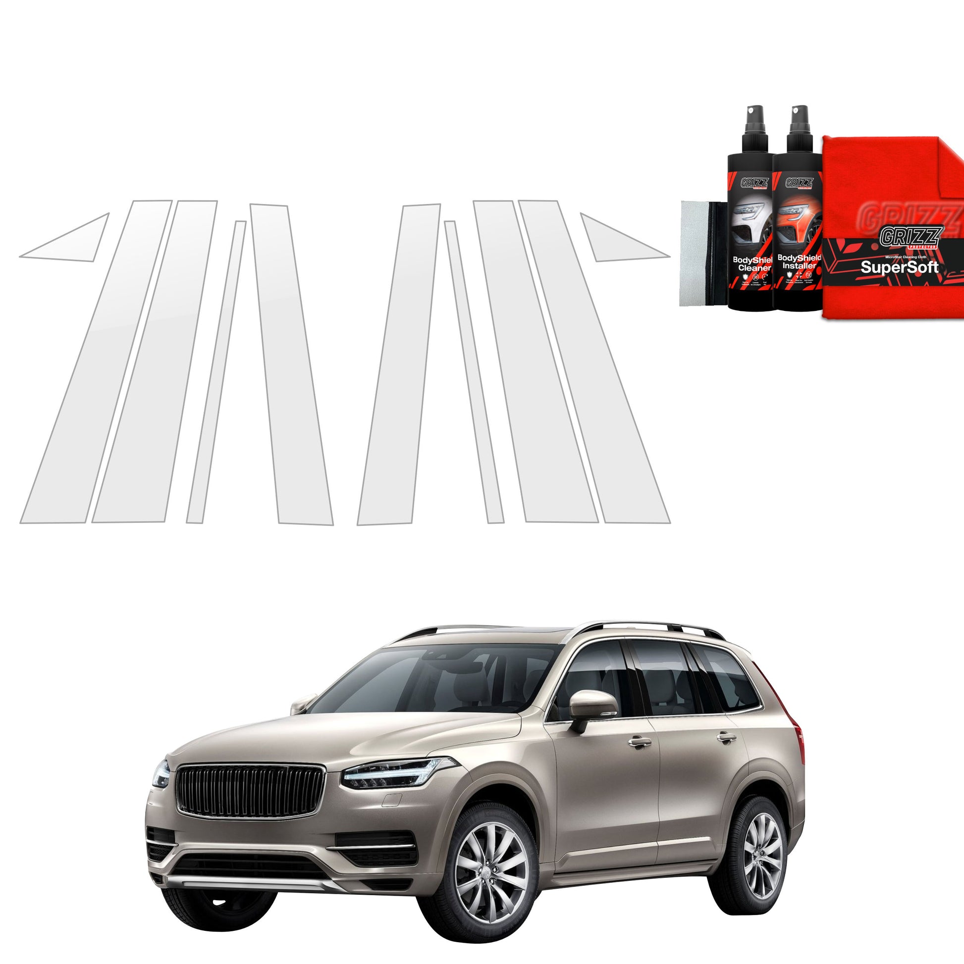 Protective film for exterior car parts – shields against scratches, chips, and scuffs