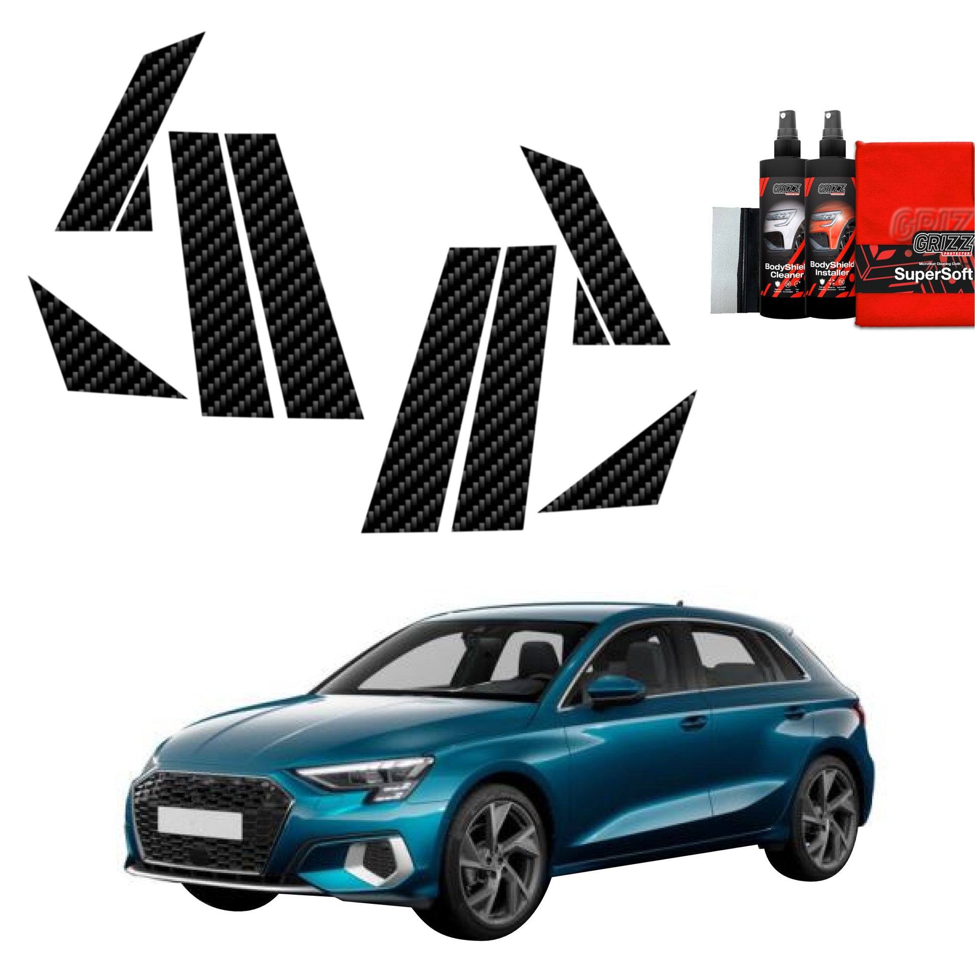 Protective film for exterior car parts – shields against scratches, chips, and scuffs