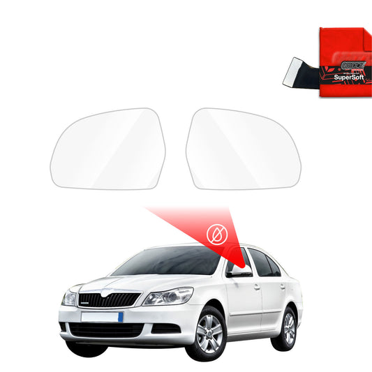 Rain protection film for exterior mirrors