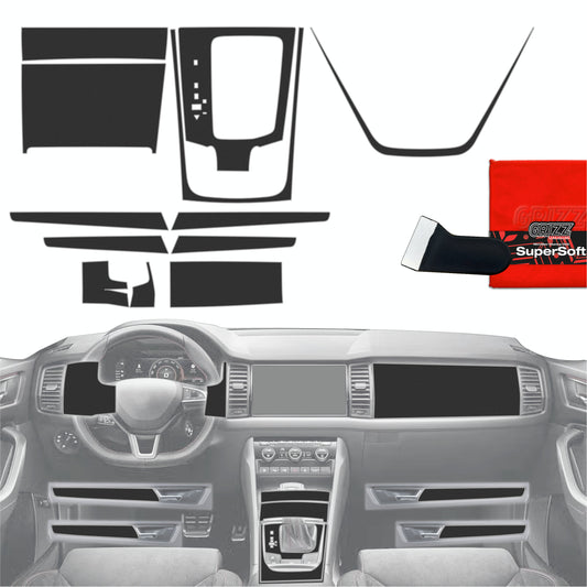 Scratch-resistant film for automotive interior elements
