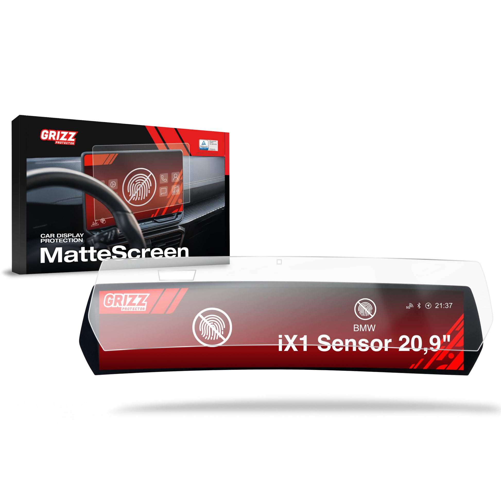 Anti-fingerprint screen protector for car touchscreen