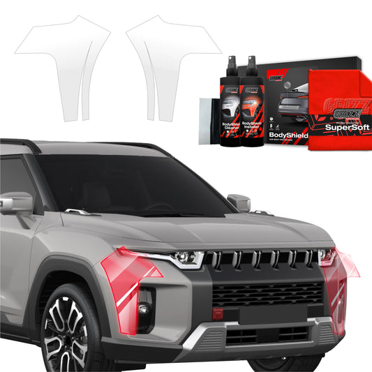 Protective film for exterior car parts – shields against scratches, chips, and scuffs