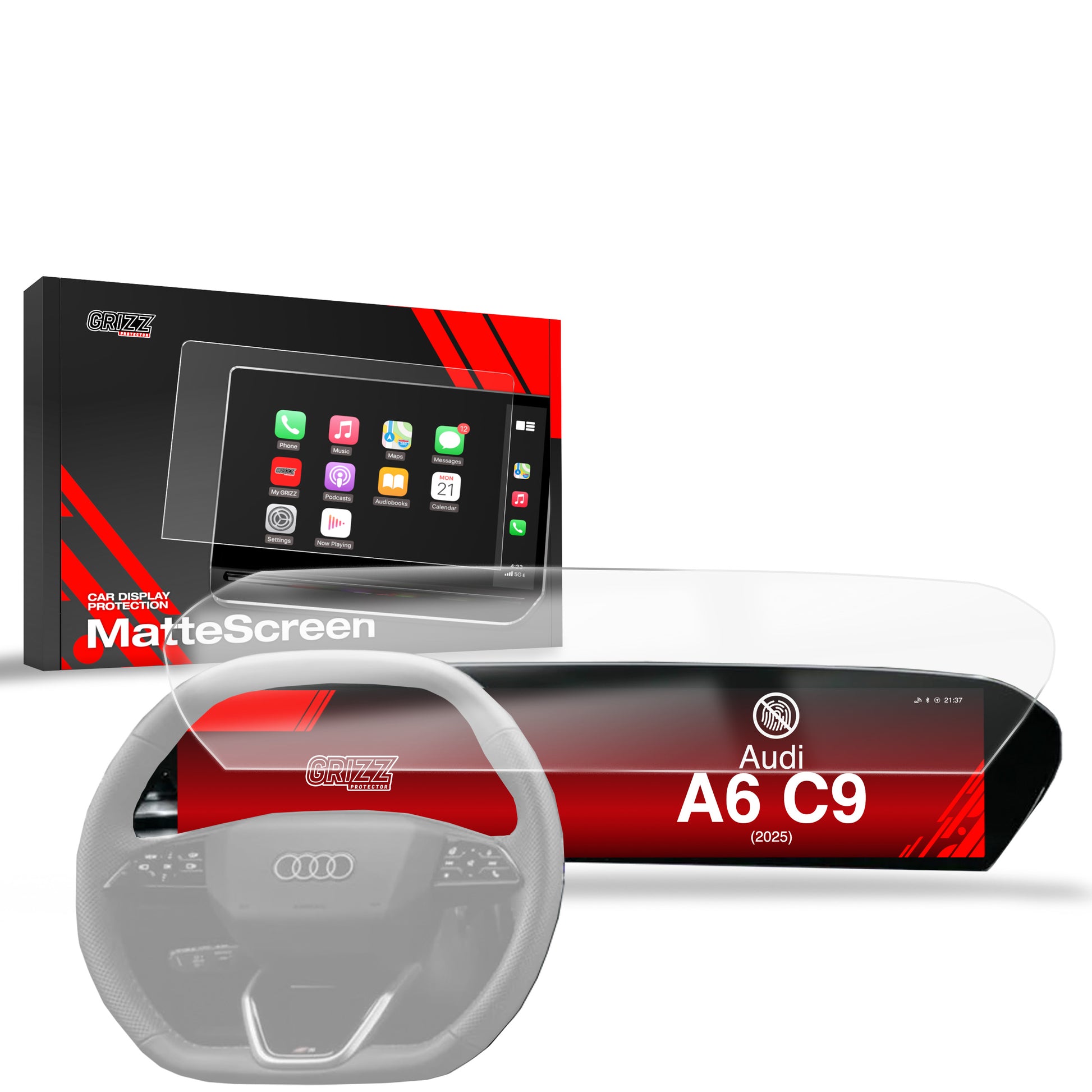 Scratch-resistant film for automotive interior elements