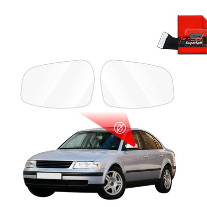 Rain protection film for exterior mirrors