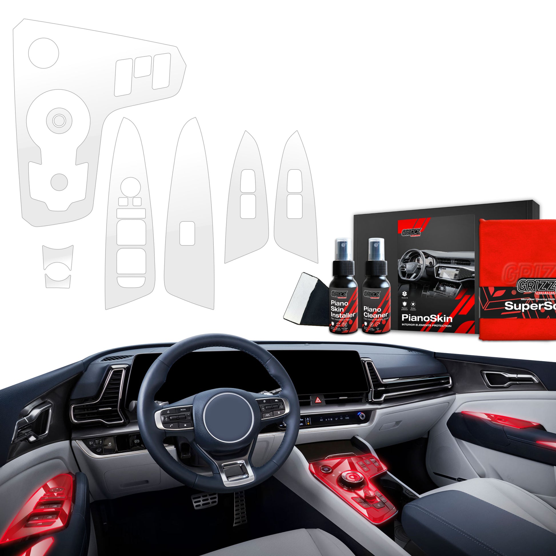 Protective film for exterior car parts – shields against scratches, chips, and scuffs