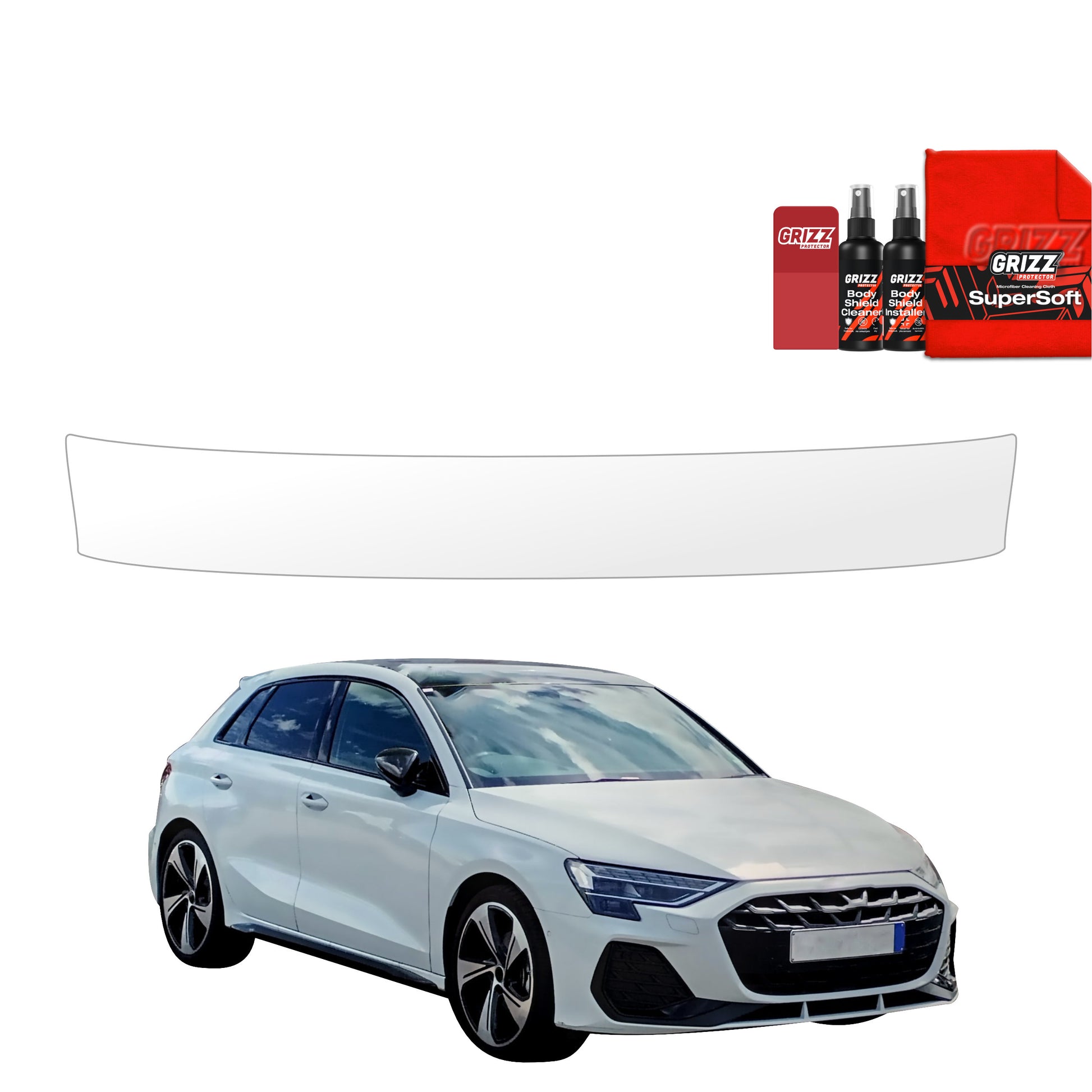 Protective film for exterior car parts – shields against scratches, chips, and scuffs