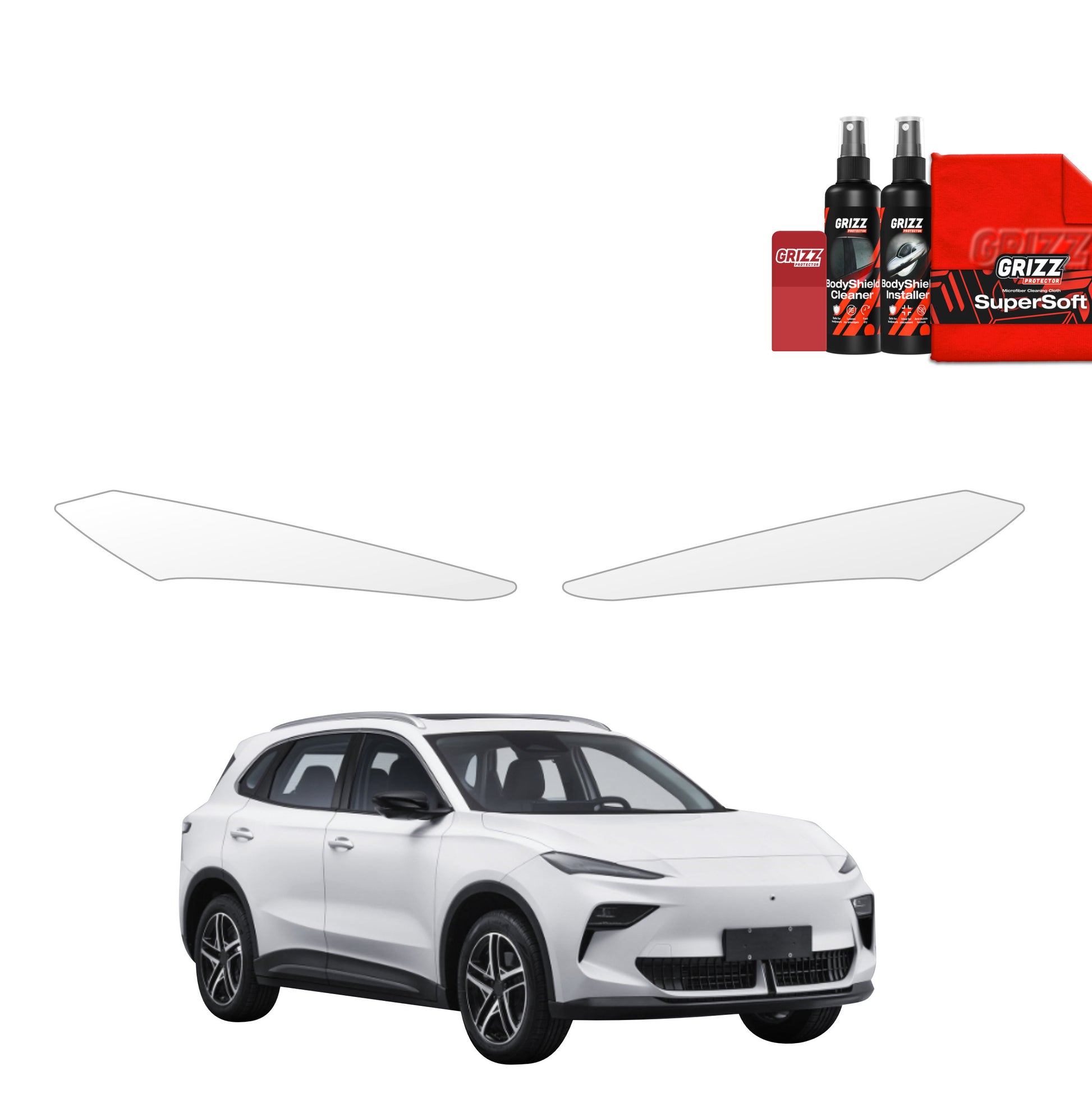 Protective film for exterior car parts – shields against scratches, chips, and scuffs
