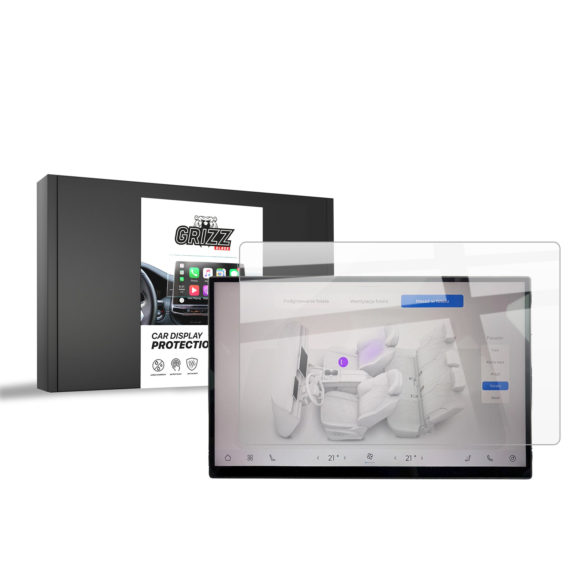 Protective film for car touchscreen display – anti-scratch and transparent