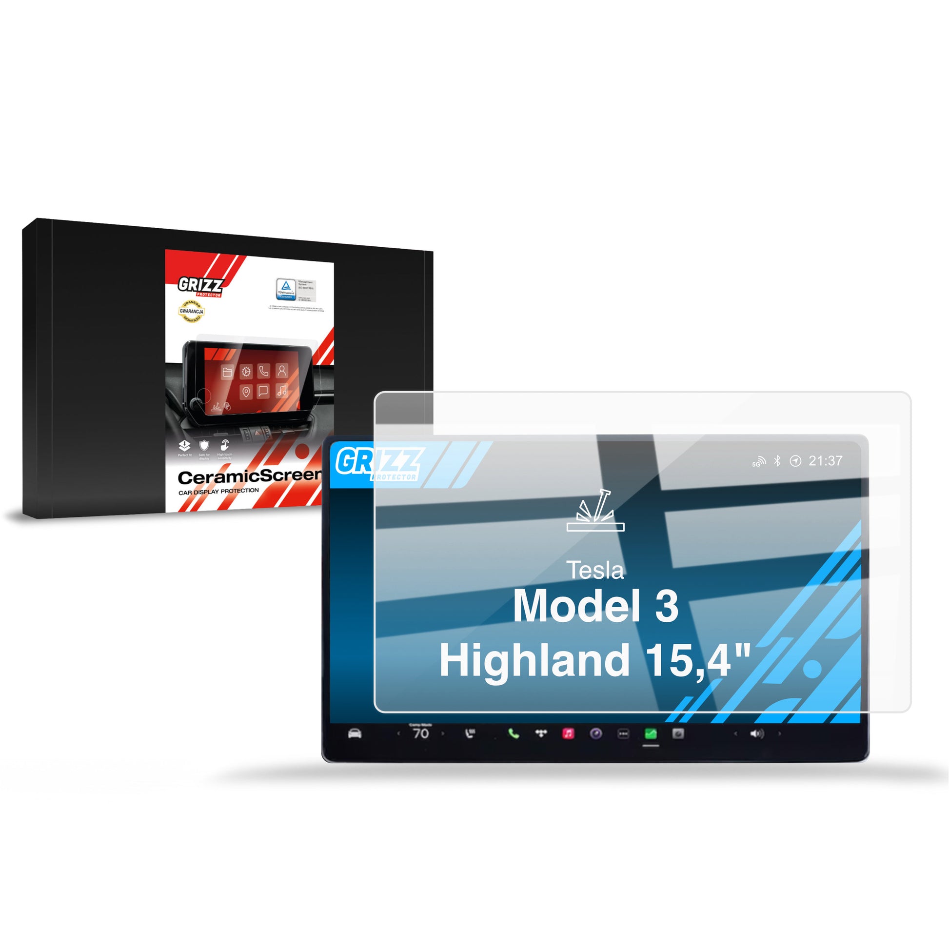 Protective film for car touchscreen display – anti-scratch and transparent