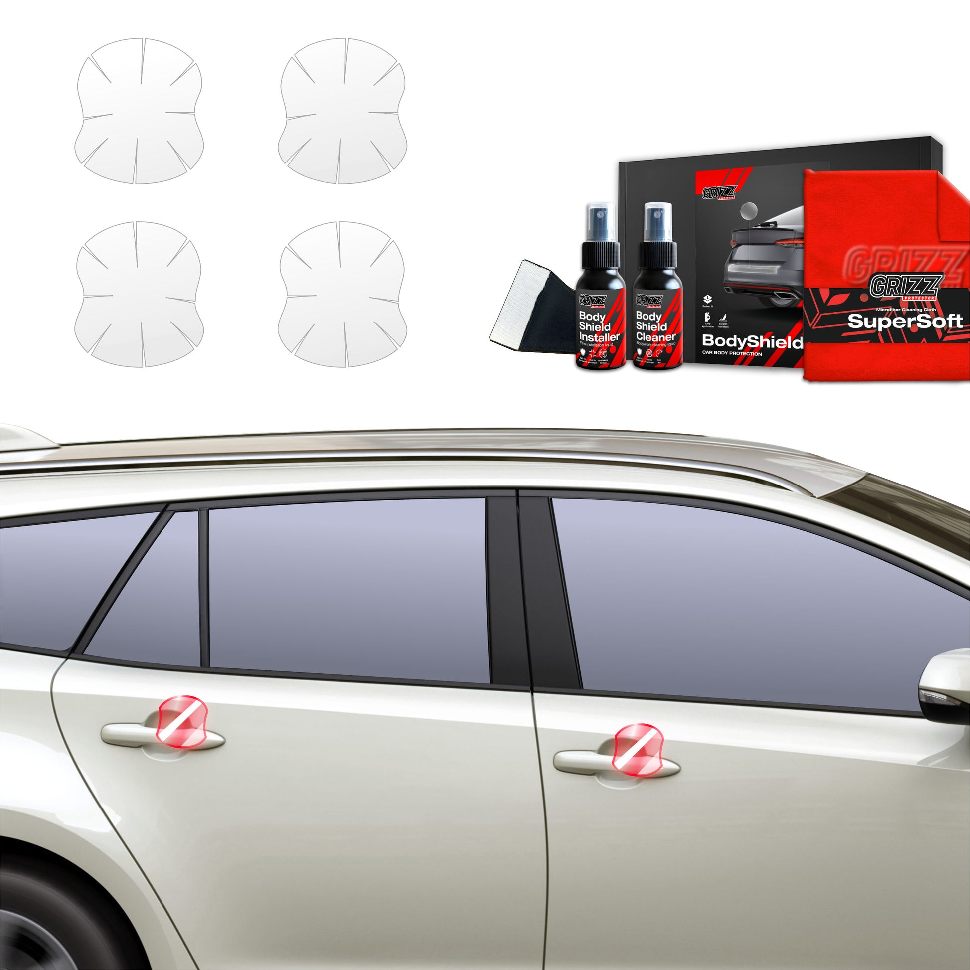 Protective film for exterior car parts – shields against scratches, chips, and scuffs